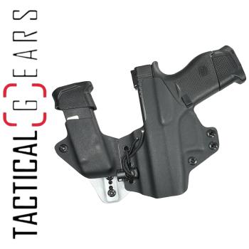 BLACK TRIDENT® "GUARDIAN" G43 IWB HOLSTER  FLORAL SKULLS TROPICAL CARBON